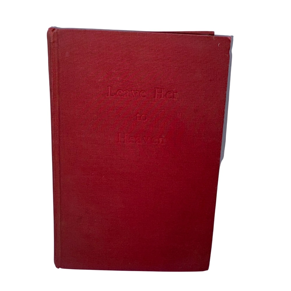 Vintage Leave Her to Heaven Hardcover Book 1944 Red Ben Ames Williams Houghton